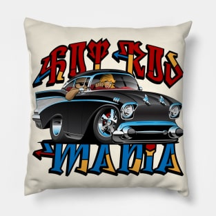 Hot Rod Mania Pillow