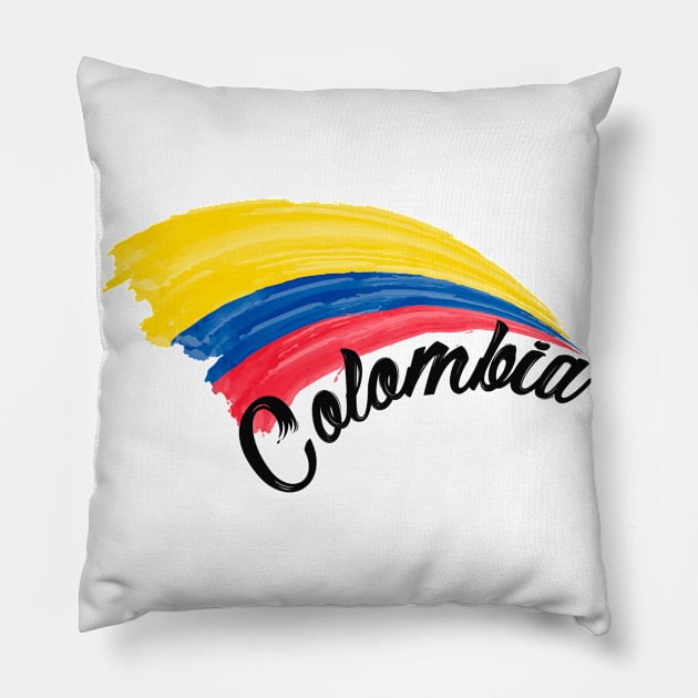 Colombia flag Pillow by SerenityByAlex