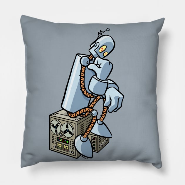 "Sprocket" the Robot Pillow by Angel Robot