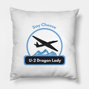 U-2 Dragon Lady Reconnaissance Aircraft Pillow