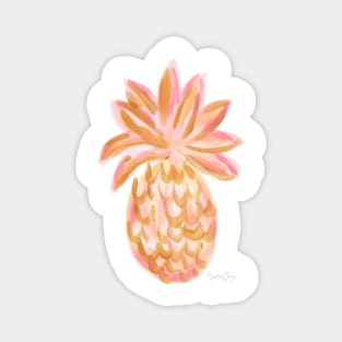 Pink Gold Pineapple - Golden Hour Magnet