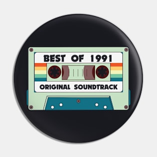 Best of 1991 Original Sound Track Cassette tap Pin