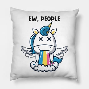 Unicorn's Solitude: Embracing the Mystical Away from People Pillow