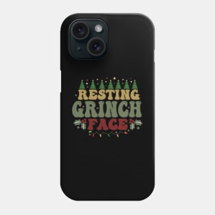 Resting Grinch Face Phone Case