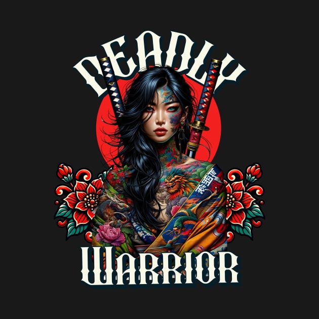 Deadly Warrior Tattoo-Inspired by Mystic Geisha