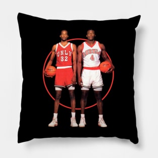 Vintage Stacey Augmon and Larry Johnson 1991 Pillow