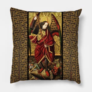 St.Michael Archangel Defeating The Devil Pillow