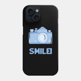 Smile! - Photographer/Camera (BLUE) Phone Case