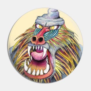 Angry ape Pin