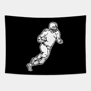 Rugby Player Vintage Artwork Tapestry