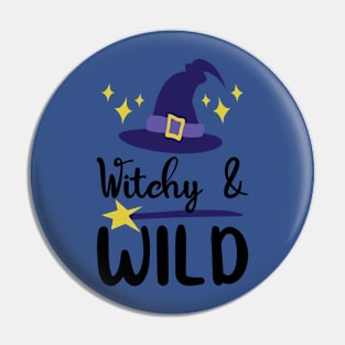 Halloween Witch wild Pin