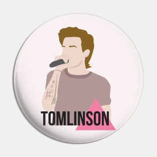 Louis Tomlinson Pink Triangle Pin