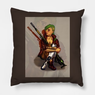 Wasteland girl Pillow