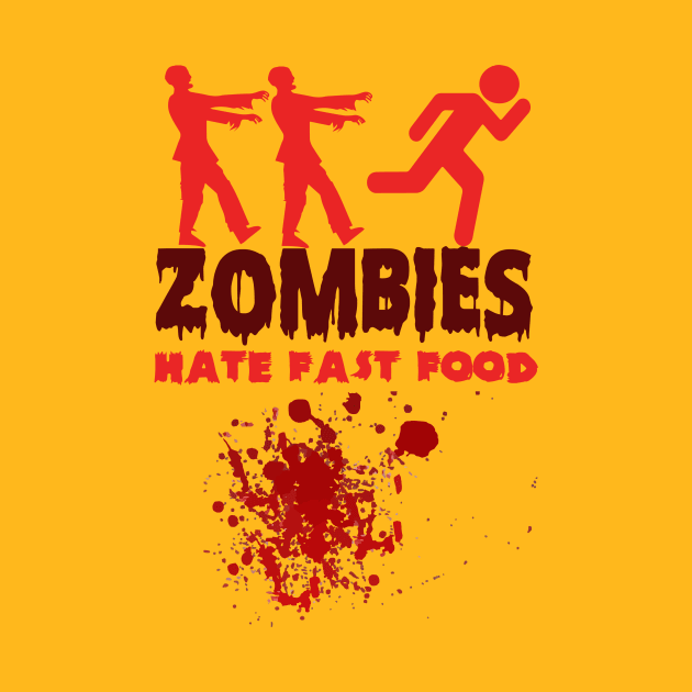 Zombies hate fast food by Imutobi