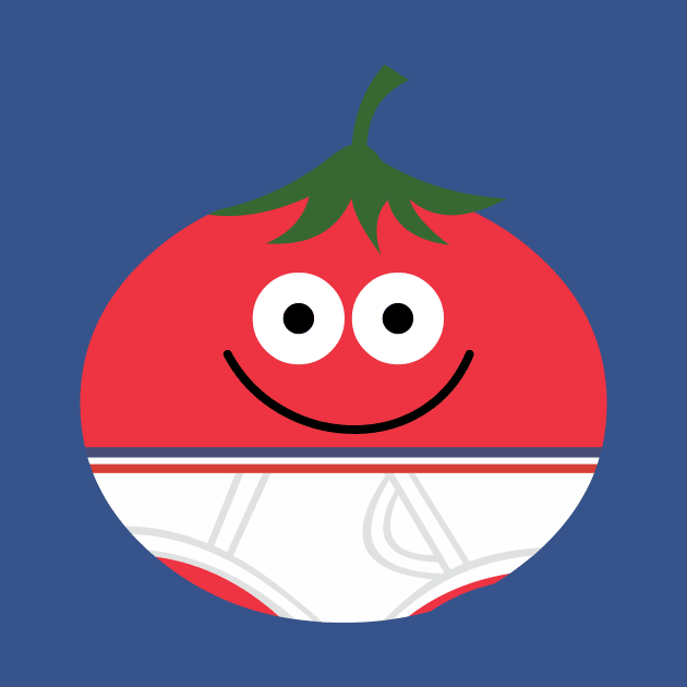 TOMATO IN UNDERWEAR by toddgoldmanart