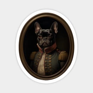 Victorian Noble French Bulldog - Oil Painting Style Magnet