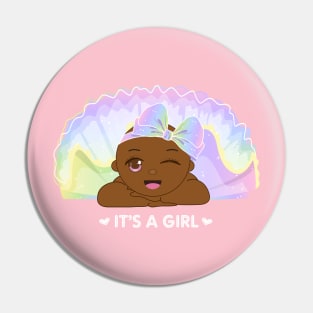 It's a Girl Pin