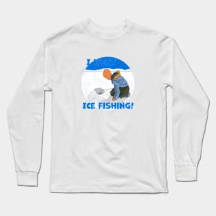 Fishing Gift I Love Fishing Funny Fisher Gag Kids T-Shirt by Jeff