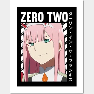 Zero two, Anime darling in the franxx! Poster for Sale by The