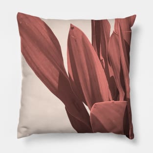 Tropical leaves, 2. tropical, tropic, summer, beach, cactus, cacti, Pillow