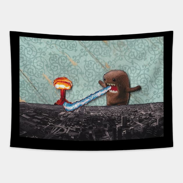 Domokun Takes New York Tapestry by HundredAcreWorks