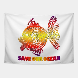 Save our ocean Tapestry