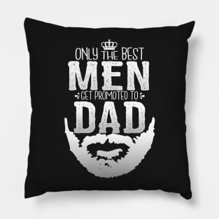 Promoted to Dad w/ Righteous Beard Pillow