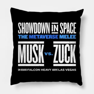 MUSK vs. ZUCK Pillow