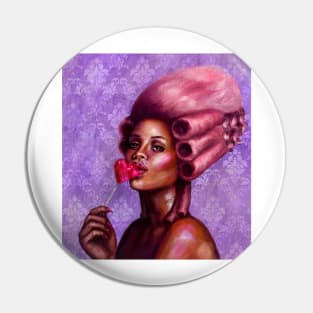 Yas, Queen, Madam Lolli in purple Pin