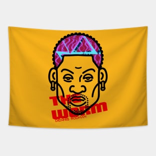 The Worm Dennis Rodman Tapestry