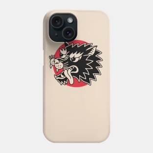 Trad Wolf Phone Case