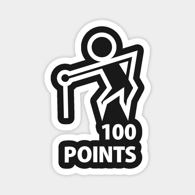 100 Points Magnet by Mansemat