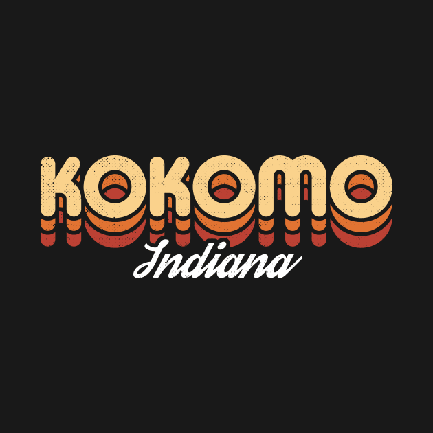 Retro Kokomo Indiana by rojakdesigns