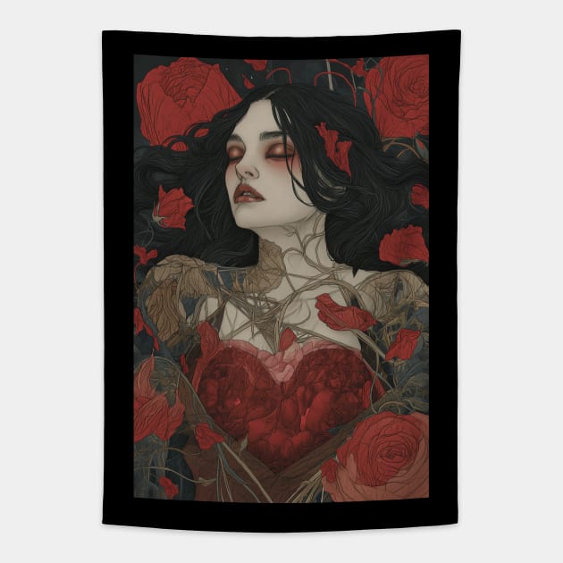 Gothic Romance Tapestry by DarkSideRunners