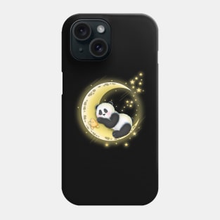 Panda Sleeping On Moon Phone Case