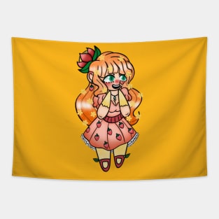 cartoon girl Tapestry