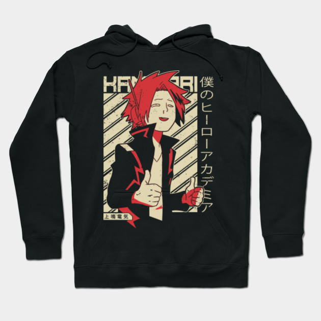 Chargebolt Kaminari My Hero Academia Anime Kaminari Hoodie Teepublic