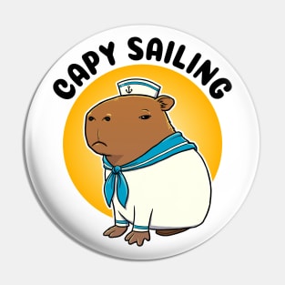 Capy Sailing Capybara Sailor Pin