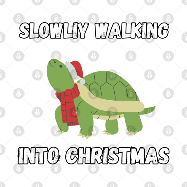 Slowly walking into Christmas, Christmas humor by Project Charlie