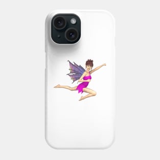 No Limits cute elf faerie fairy flying through air dragon wings Phone Case