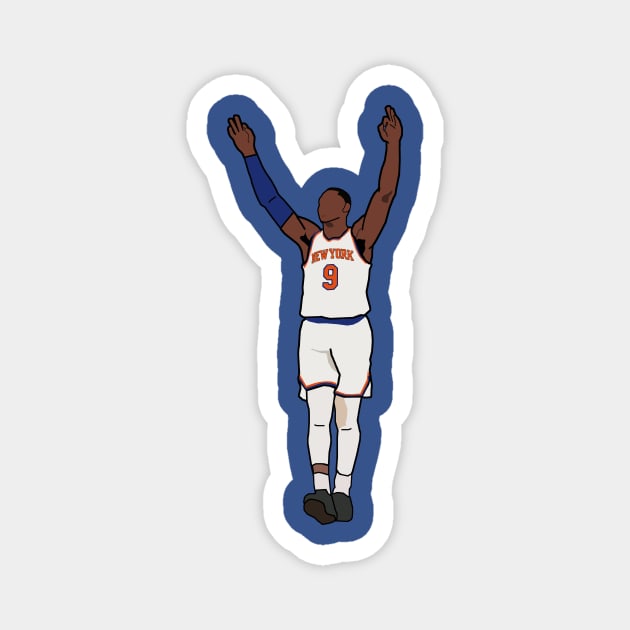 RJ Barrett New York Knicks Magnet by xavierjfong