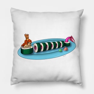 Sushi Mermaid! Pillow