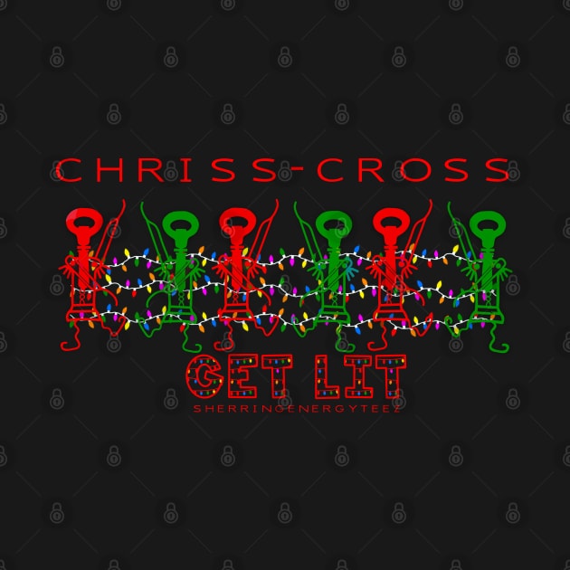 Christmas Cross Get Lit by SherringenergyTeez