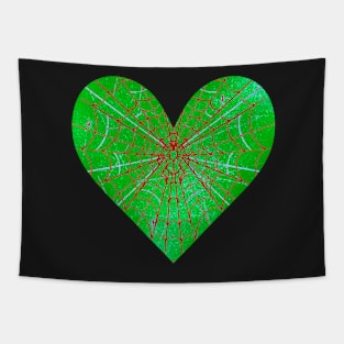Spider Web Heart V42 Tapestry