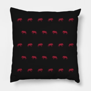 Red Razorback Pillow