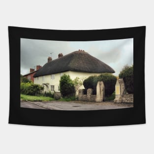 Thatched Cottage at Avebury Tapestry