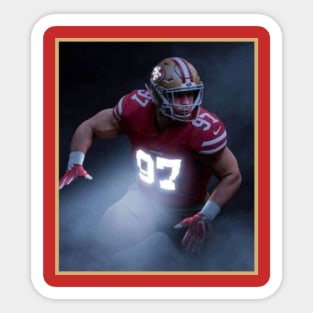 New Adult Red 49ers #97 NICK BOSA jersey