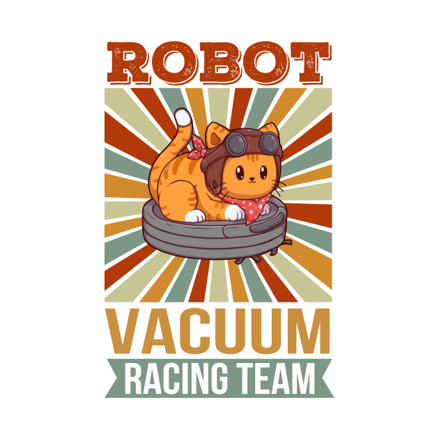 Robot Vaccum Racing Team by Rochelle Lee Elliott