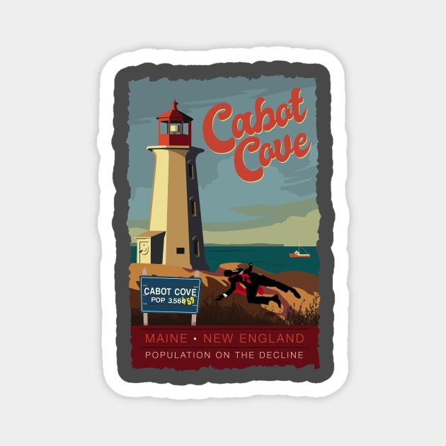 Cabot Cove Special edition Magnet by BOEC Gear