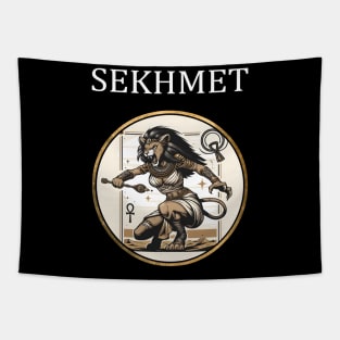 Sekhmet Ancient Egyptian Goddess of War and Healing Tapestry